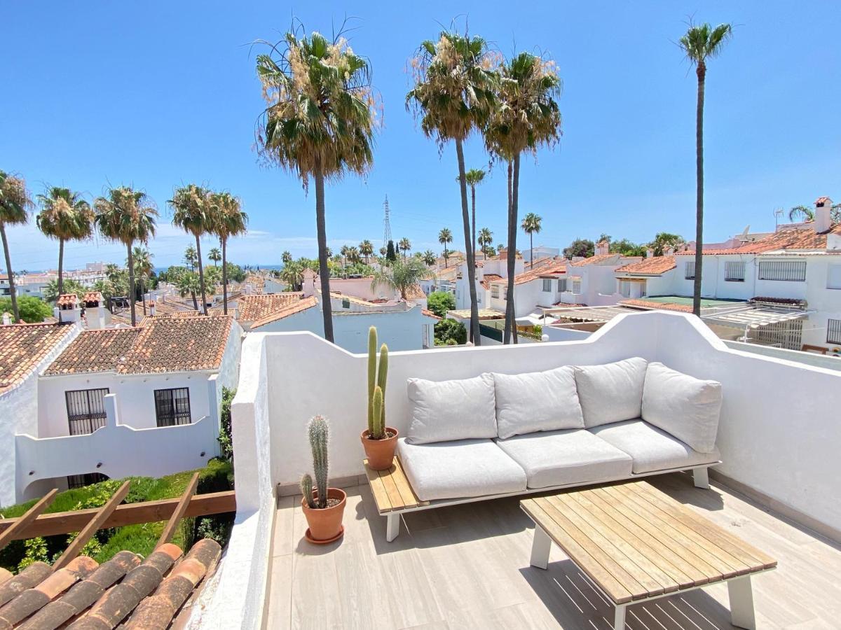 Townhouse W/Sea View & Garden Villa Estepona Exterior photo